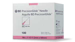 BD General Use Sterile Hypodermic Needle. 18 G x 1-1/2", Regular Wall Type | SurgiMac Dental Supply