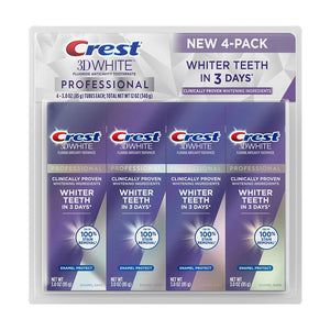 Crest 3D White Professional Enamel Protect Toothpaste, 4 pk./3.0 oz. 305310