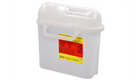 BD Patient Room Sharps Container, 5.4 qt, counterbalanced door, pearl