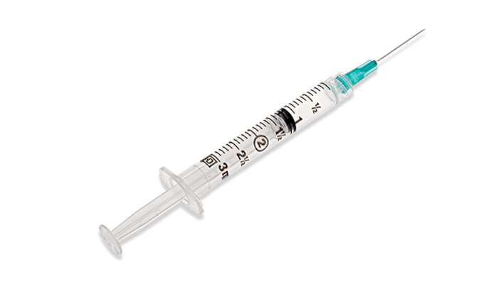 BD Luer-Lok / PrecisionGlide 3 mL BD Luer-Lok Syringe with 23 G x 1