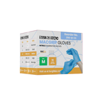 SurgiMac Vinyl Exam Glove, Blue, MacGrip, 100/Box