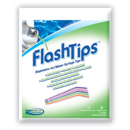 Flashtips Disposable Water Syringe Tips, 1200/bg 23075