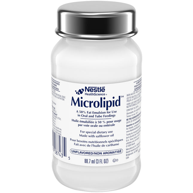 Nestle | Oral Supplement Microlipid Unflavored Liquid | 00041679087022-1