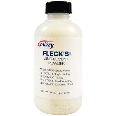 Fleckâ€™sÂ® Zinc Phosphate Cement â€“ 8 oz Bottle, Powder - EXP - 10/2024