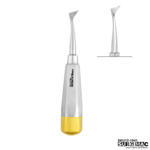 SurgiMac #31 Cryer Elevator, Left, Large, Gold Tips, Stainless Steel, Air Series, 1/Pk | SurgiMac Dental Supply