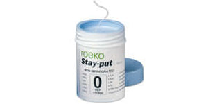 Roeko Stay Put #0 X-Fine, Non-impregnated, Braided Retraction Cord with an | SurgiMac Dental Supply