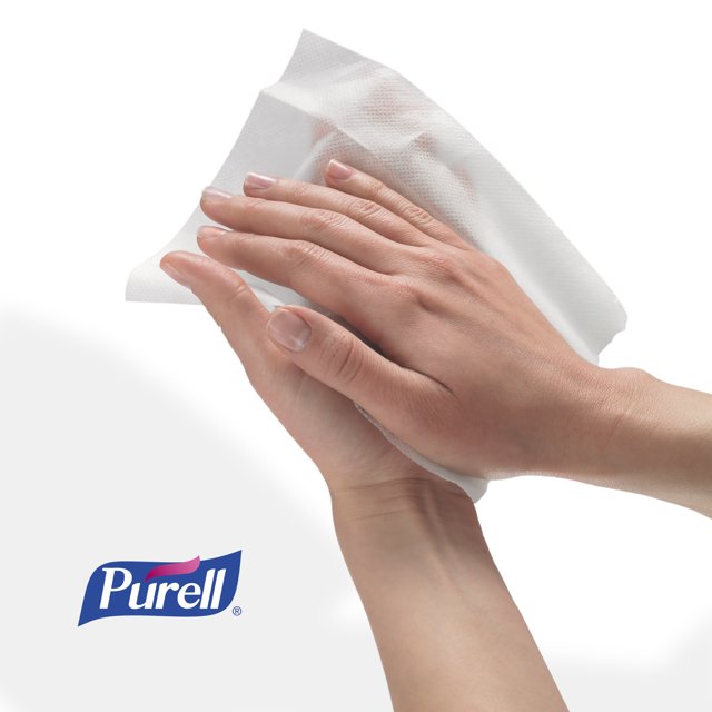 Purell Hand Sanitizing Wipes Alcohol Formula 9022-10-Bx