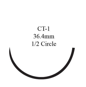Prolene™ Polypropylene CT-1 1/2 Circle Taper Point Needle Size 1 Monofilament | SurgiMac Dental Supply