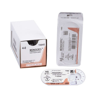 Monocryl™ Poliglecaprone P-3 3/8 Circle Precision Reverse Cutting Needle Size 4-0 Monofilament | SurgiMac Dental Supply