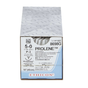 Prolene™ Polypropylene P-3 3/8 Circle Precision Reverse Cutting Needle Size 5-0 Monofilament | SurgiMac Dental Supply