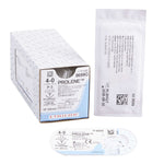 SurgiMac Prolene™ Polypropylene P-3 3/8 Circle Precision Reverse Cutting Needle Size 4-0 Monofilament, MacSuture, 12/Pk | SurgiMac Dental Supply