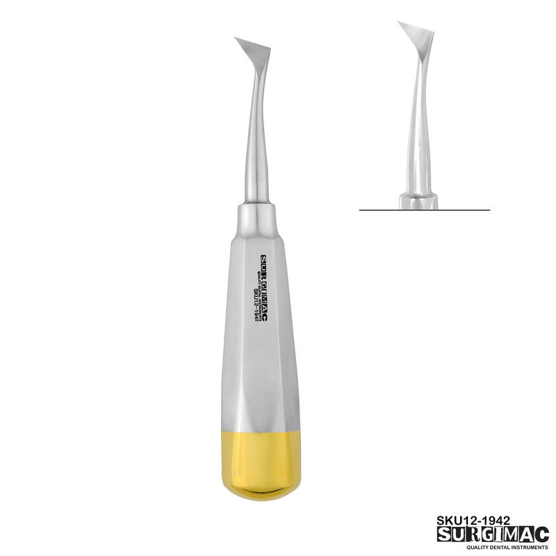 SurgiMac #32 Cryer Elevator, Right, Large, Gold Tips, Stainless Steel, Air Series, 1/Pk | SurgiMac Dental Supply