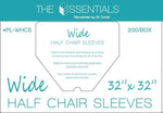 Wide Half Chair Sleeves | SurgiMac Dental Supply