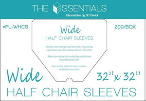 Wide Half Chair Sleeves | SurgiMac Dental Supply