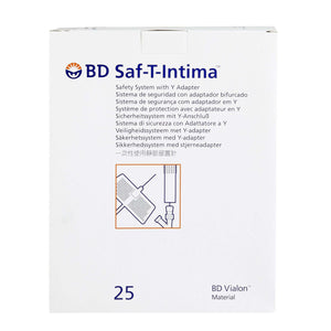 BD Saf-T-Intima™ 24G Retracting Safety Needle Closed IV Catheter 0.75 Inch - Enhanced Patient Safety 383313-1