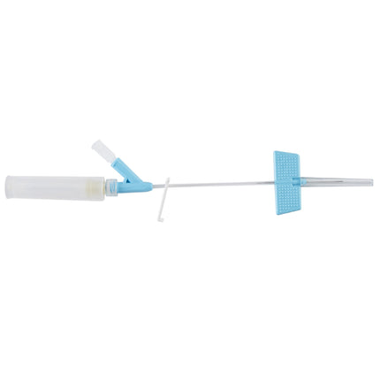 Closed IV Catheter Saf-T-Intima 22 Gauge 3/4 Inch Vialon Winged Hub Blood Control