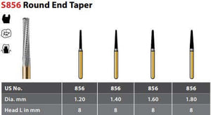 Alpen/Speedster Alpen Speedster C&B Prep, #856-016 Round End Taper Shaped | SurgiMac Dental Supply