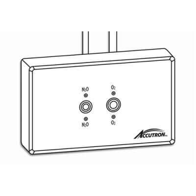 Hu-Friedy Surface Q/C Dual Outlet (N2O-O2) | SurgiMac Dental Supply