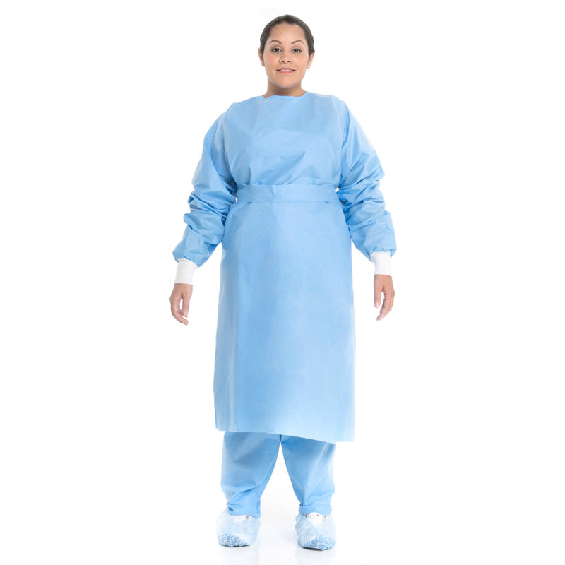 Protective Procedure Gown Blue NonSterile Not Rated Disposable 69025-PK/10