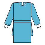 Protective Procedure Gown Blue NonSterile Not Rated Disposable 69025-PK/10