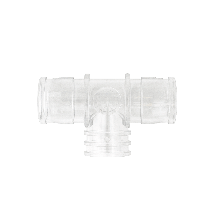 Nebulizer Tee Connector Standard 22mm OD X 18mm ID X 22mm OD 34516
