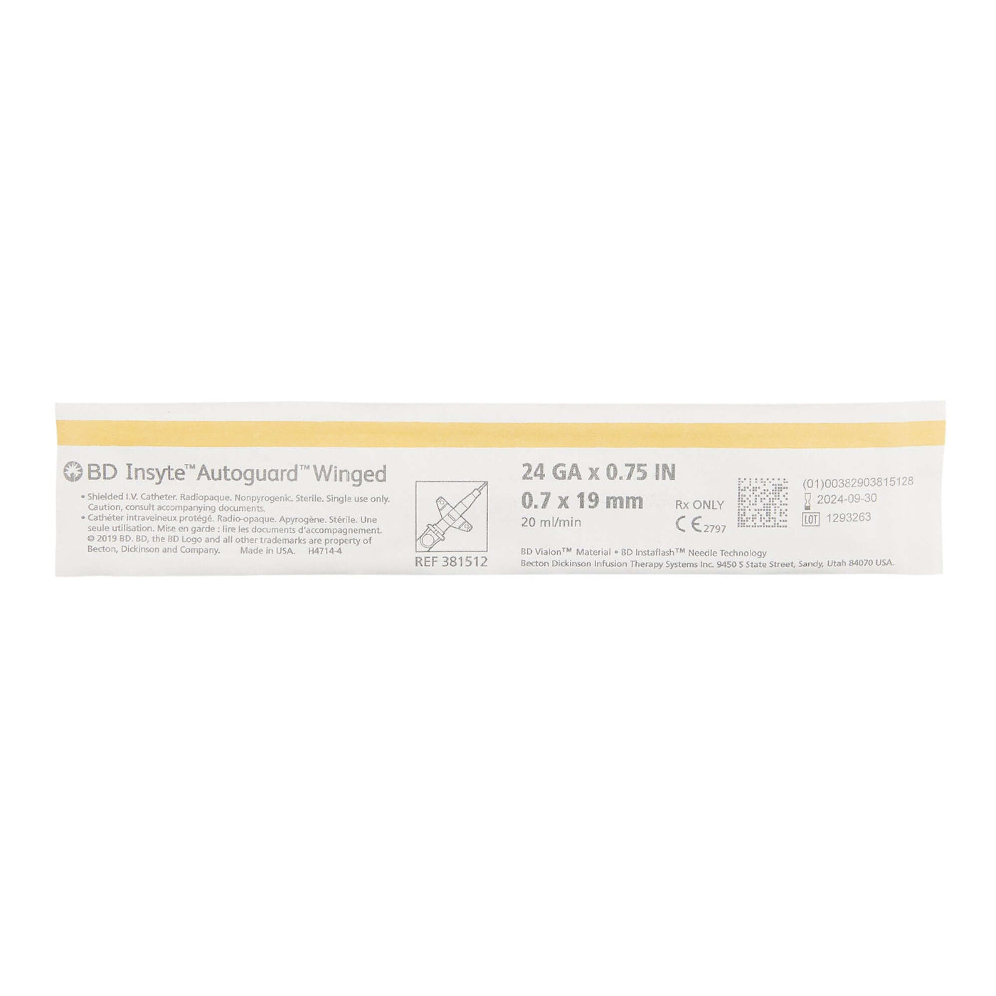 Peripheral IV Catheter 24G Autoguard Safety – SurgiMac