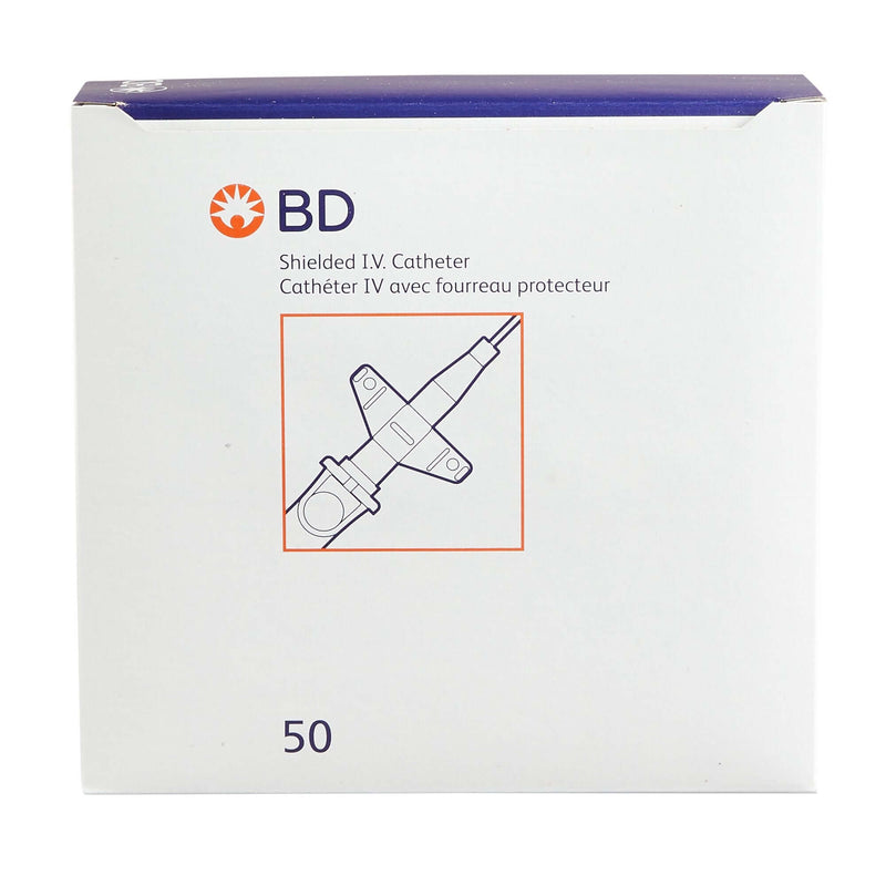 BD Peripheral IV Catheter Insyte Autoguard 24 Gauge 0.75 Inch Retracting Safety Needle 381512-50