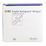 BD Insyte Autoguard 20G 1" Peripheral IV Catheter with Retracting Safety Needle 381433-BX