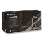 Carbon Nitrile Exam Gloves: SMALL Powder-Free 200/Pk Finger Textured, Black | SurgiMac Dental Supply