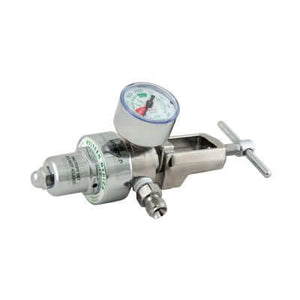 Hu-Friedy E Yoke Regulator with DISS Fitting and Cylinder Content Gauge | SurgiMac Dental Supply