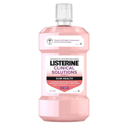 Listerine Clinical Solutions Gum Health Antiseptic, Alpine Mint, 95 ml Bottles, 12/pk, 2 pk/cs