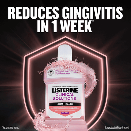 Listerine Clinical Solutions Gum Health Antiseptic Mouthwash