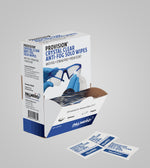 ProVision Crystal Clear Anti-Fog Solo Wipes, 8" x 5", 100 packs/dispenser box 3534S