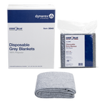 Dynarex Disposable Grey Blanket - 100% Polyester
