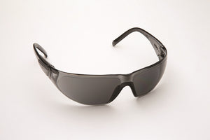 Safety Glasses, Black Frame/Grey Lens. Universal Size, 12/cs 3552