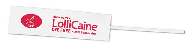 Centrix LolliCaine Topical Anesthetic Gel Dye Free