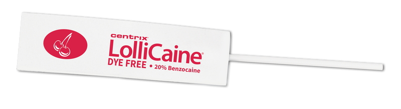 Centrix LolliCaine Topical Anesthetic Gel Dye Free