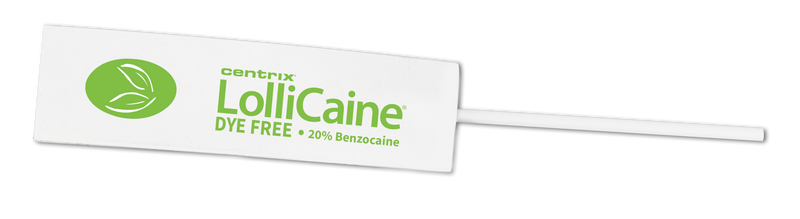 Centrix LolliCaine Topical Anesthetic Gel Dye Free