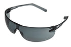 Wraparound Safety Glasses, Grey Frame/Grey Lens, Small/Narrow & Medium Fit, 12/bx