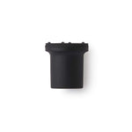 BD Black Syringe Tip Cap, Sterile, 10-Pack, Self-Venting Design, Preserves Sterility 308341