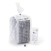 BD Black Syringe Tip Cap, Sterile, 10-Pack, Self-Venting Design, Preserves Sterility 308341
