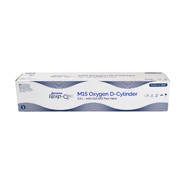 Dynarex | Dynarex M15 - Oxygen D-Cylinder w/ CGA870 | 36391