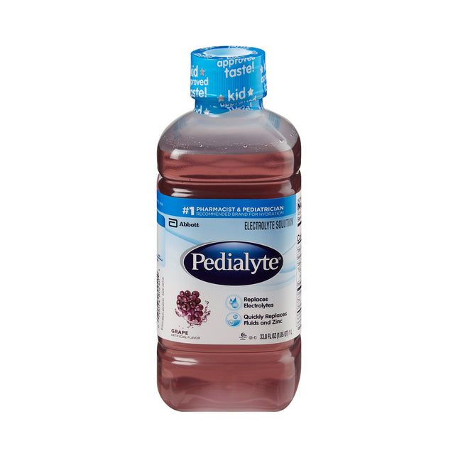 Abbott Nutrition | Oral Electrolyte Solution Pedialyte Classic Grape Flavor Electrolyte CS/8 | 00240