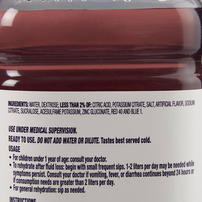 Abbott Nutrition | Oral Electrolyte Solution Pedialyte Classic Grape Flavor Electrolyte CS/8 | 00240