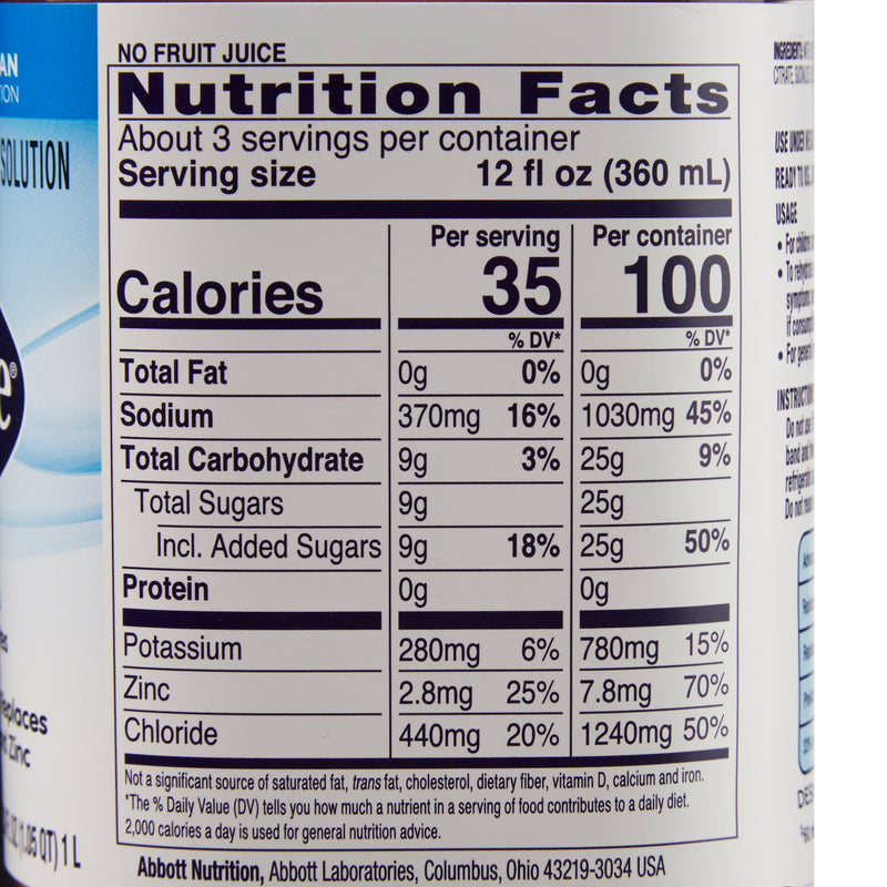 Oral Electrolyte Solution Pedialyte Classic Grape Flavor Electrolyte CS/8 00240