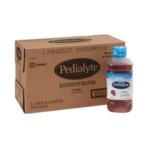 Oral Electrolyte Solution Pedialyte Classic Grape Flavor Electrolyte CS/8 00240