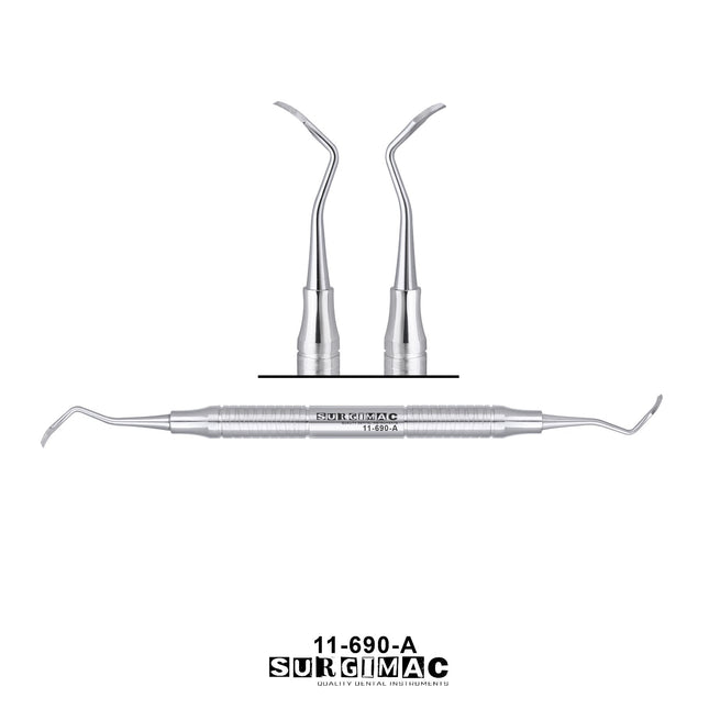 SurgiMac #36/37 Rhodes Back-Action Periodontal Chisel, Double-Ended, Stainless Steel, Air Series, 1/Pk | SurgiMac Dental Supply