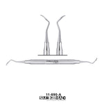 SurgiMac #36/37 Rhodes Back-Action Periodontal Chisel, Double-Ended, Stainless Steel, Air Series, 1/Pk | SurgiMac Dental Supply