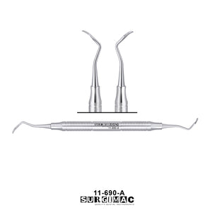 SurgiMac #36/37 Rhodes Back-Action Periodontal Chisel, Double-Ended, Stainless Steel, Air Series, 1/Pk | SurgiMac Dental Supply