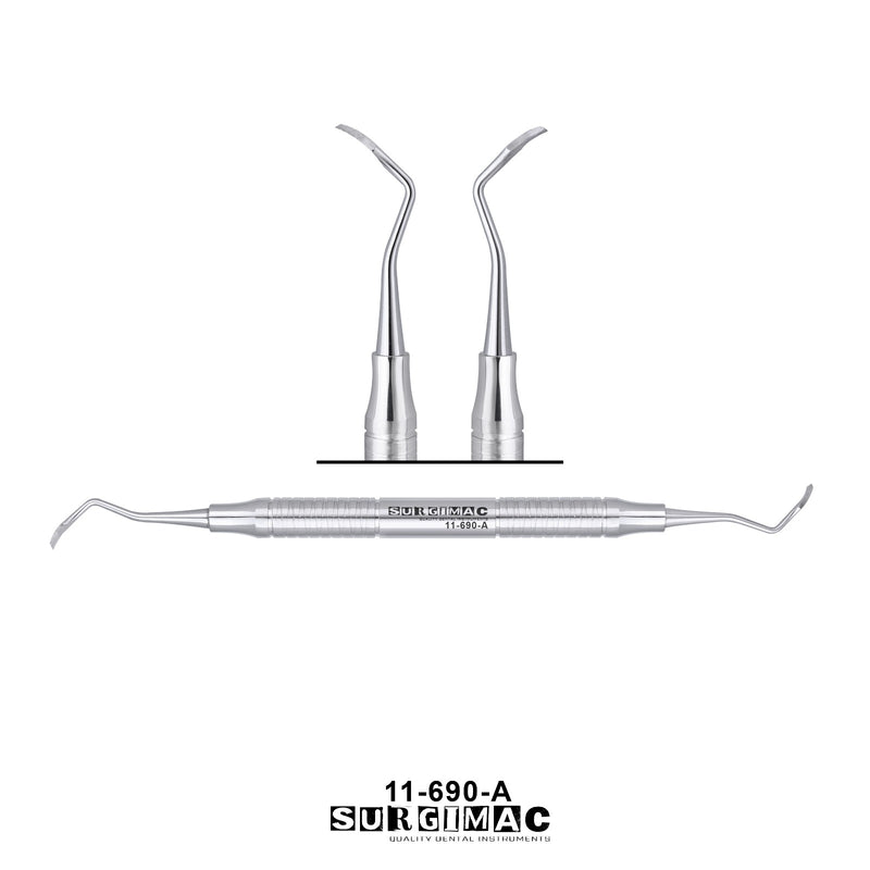 SurgiMac #36/37 Rhodes Back-Action Periodontal Chisel, Double-Ended, Stainless Steel, Air Series, 1/Pk | SurgiMac Dental Supply